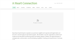 Desktop Screenshot of aheartconnection.com