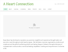 Tablet Screenshot of aheartconnection.com